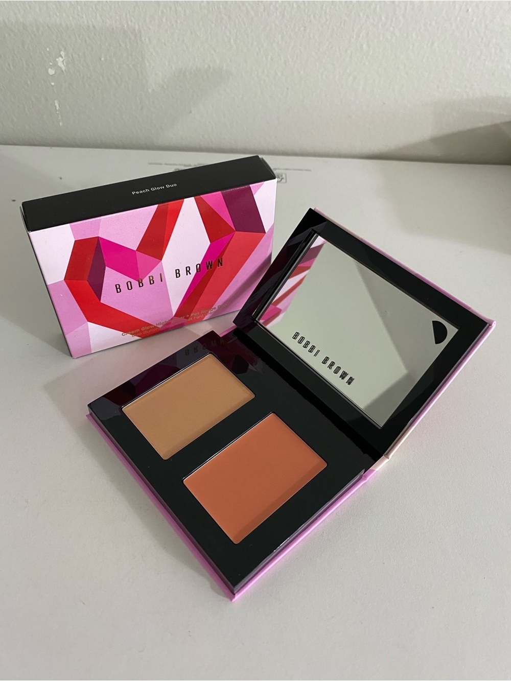 Bobbi Brown Cream Glow Highlighter  + Pot Rouge Duo, Peach Glow Duo, 2x 4g